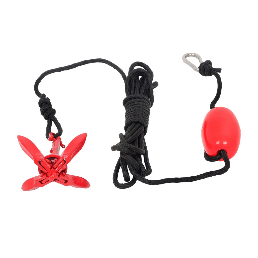 Folding Boat Anchor Kit for Small Boats (1.5-7.1 lb)