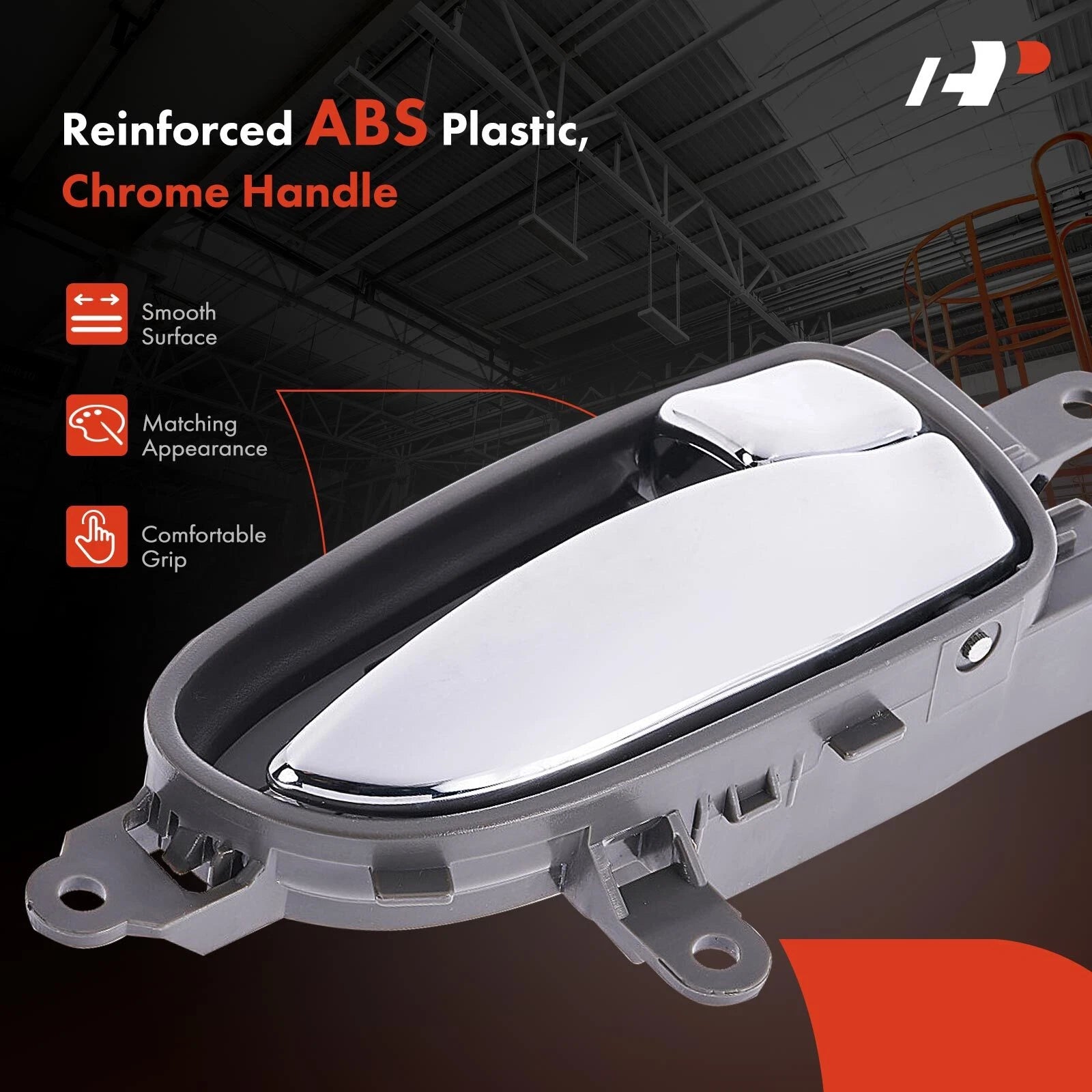 Interior Door Handle for Nissan Altima Maxima (Gray Chrome)