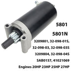 Starter for Cub Cadet Z-Force 48 (2010–2013) Kohler 22HP Gas 10T