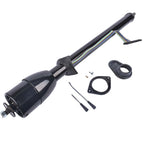 35" Black Finish Tilt Steering Column for Universal Fit (No Key)