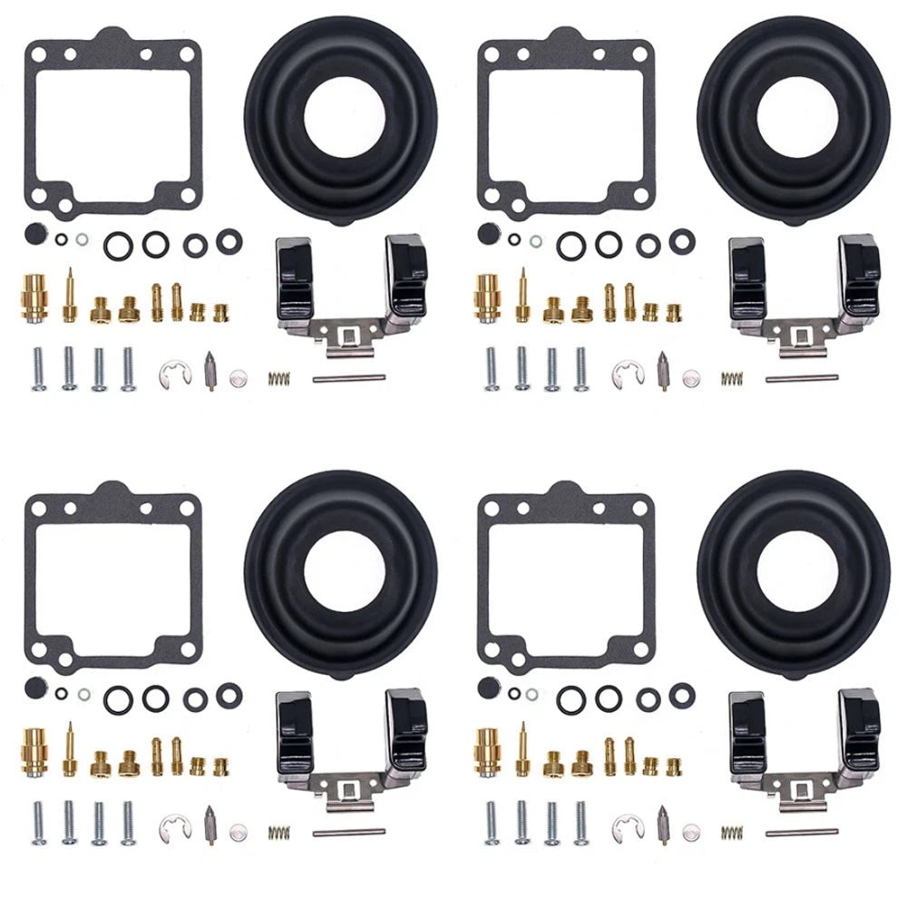 4X Carburetor Kit for Suzuki GS1100 (1980–1983) GS1100E GS 1100 Float Diaphragm