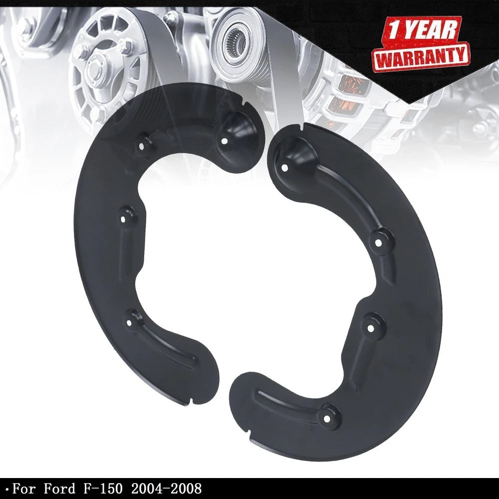 Set of 2 Brake Backing Plate Dust Splash Shields for Ford F-150 (2004–2008)