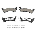 Rear Disc Brake Rotors & Ceramic Pads for Jeep Grand Cherokee (1994–1998)