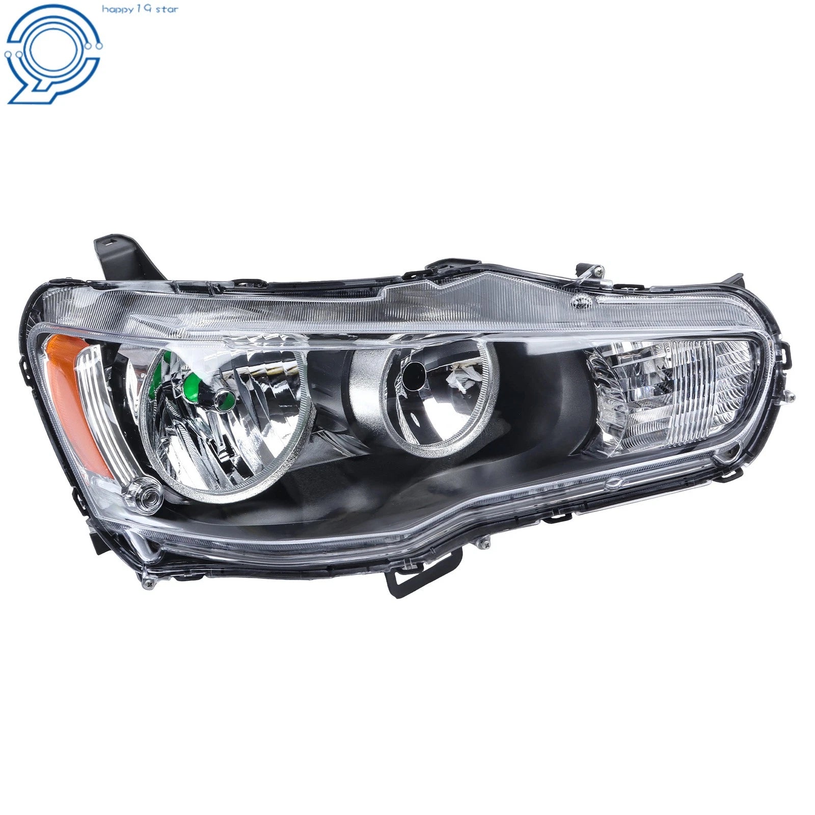 Headlight for Mitsubishi Lancer (2008–2017) Passenger Right Halogen