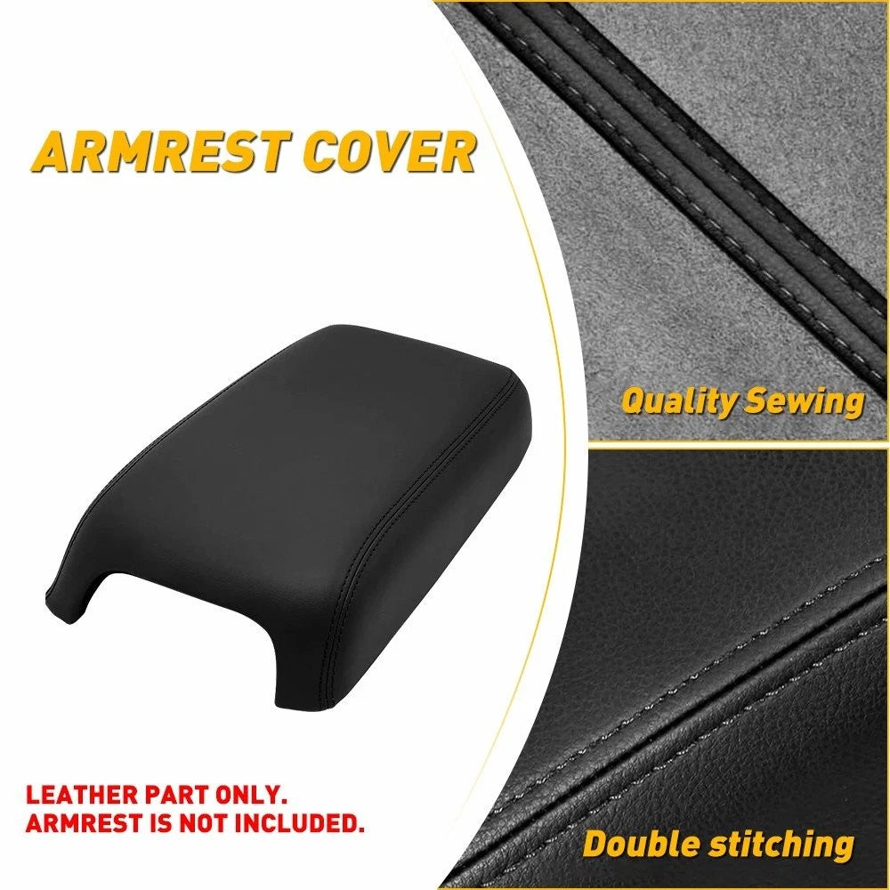 Center Console Leather Armrest Cover for Dodge Charger (2011–2022)