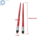 2Pcs Hay Bale Spear for Tractors (49", 4500lbs Capacity)