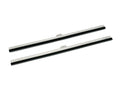 Windshield Wiper Blades Front Set Polished Stainless Hook Type for Car (8.25")