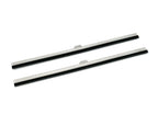Windshield Wiper Blades Front Set Polished Stainless Hook Type for Car (8.25")
