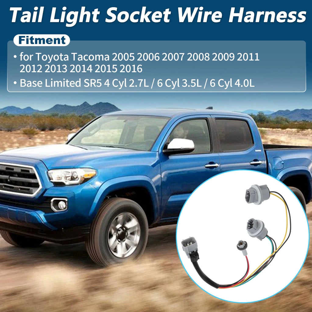 Tail Light Bulb Socket Wiring for Toyota Tacoma (2005–2009, 2011–2016) 8155504150