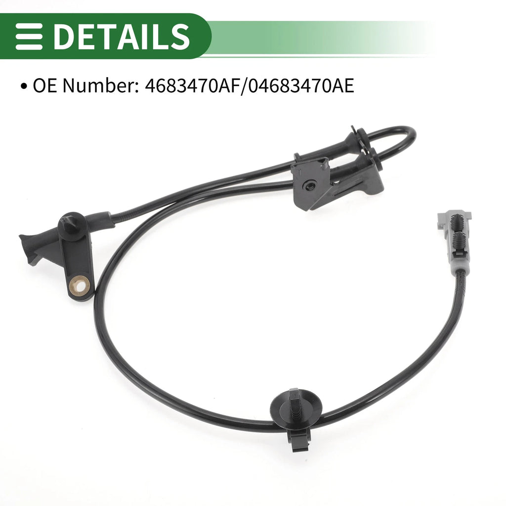 ABS Wheel Speed Sensor No. 4683470AF for Dodge Caravan (2007) Front Right