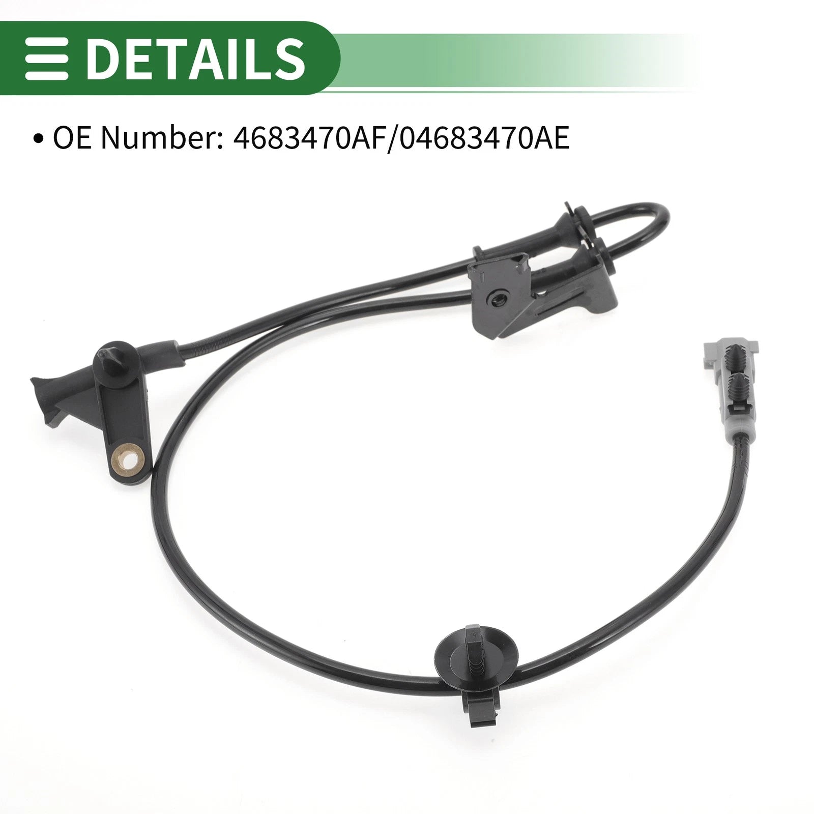 ABS Wheel Speed Sensor No. 4683470AF for Dodge Caravan (2007) Front Right