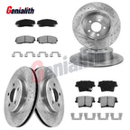 Set of 4 RWD Front Rear Brake Rotors Ceramic Pads for Dodge Charger Challenger (2006–2020)