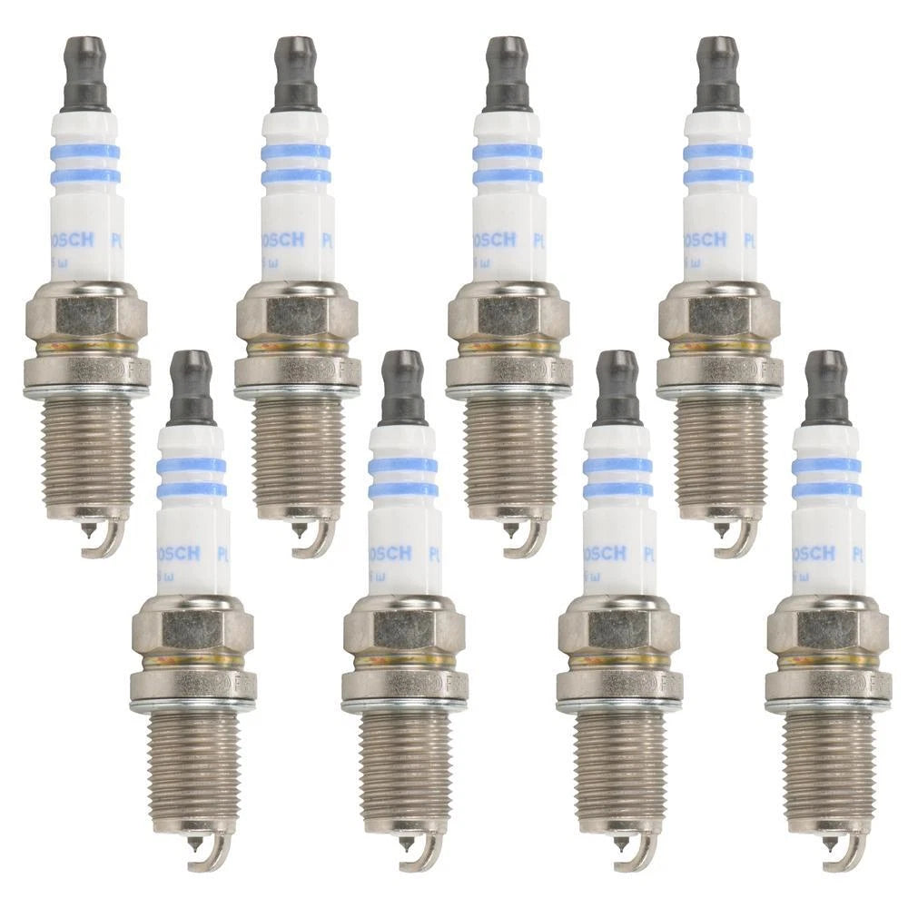 Set of 8 Bosch Platinum Spark Plugs for Dodge Jeep Land Rover V8