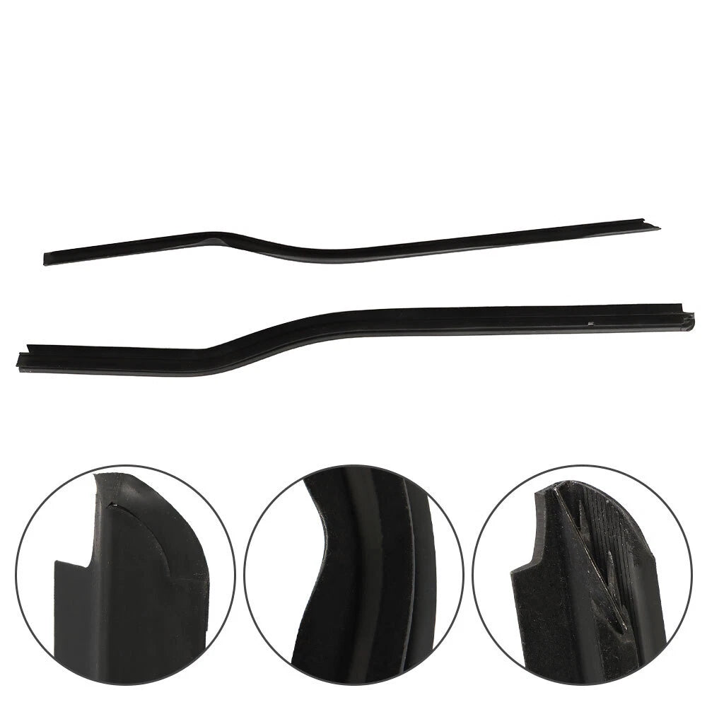 Set of 4 Window Outer Belt Moldings for Ford Super Duty (1999–2014)