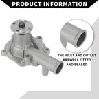 Water Pump with Gasket Kit for Dodge Challenger Conquest (1983-1989)