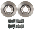 Front Brake Kit Set of 4 ProAct Pads & Disc Rotors for Lexus GX470 Toyota 4Runner (2003–2009)