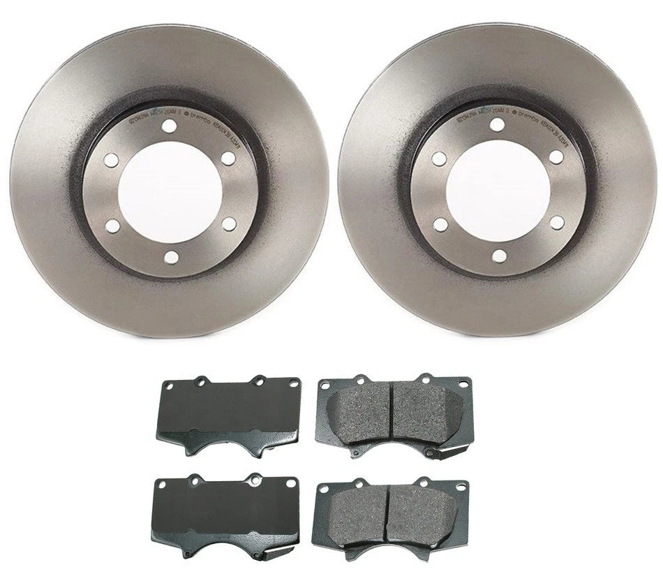 Front Brake Kit Set of 4 ProAct Pads & Disc Rotors for Lexus GX470 Toyota 4Runner (2003–2009)
