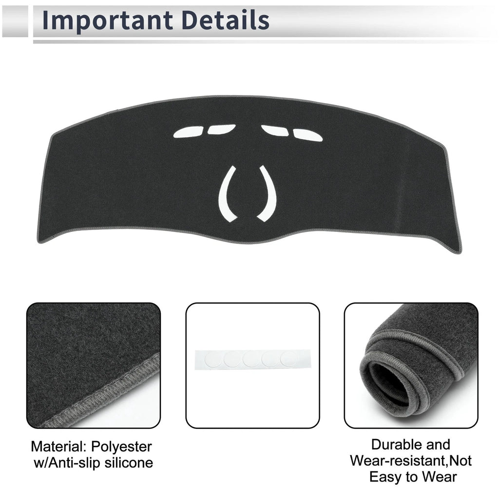 Dashboard Dash Cover Mat for BMW Mini Cooper F55/F56 (2014–2024) Gray