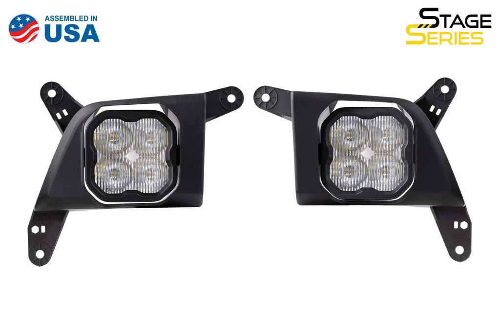 LED Fog Light Front Pair for Chevy Silverado 2500 3500 HD Sport (2020–2023)