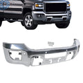 Chrome Front Bumper for GMC Sierra 2500HD (2015–2019) with Sensor Hole