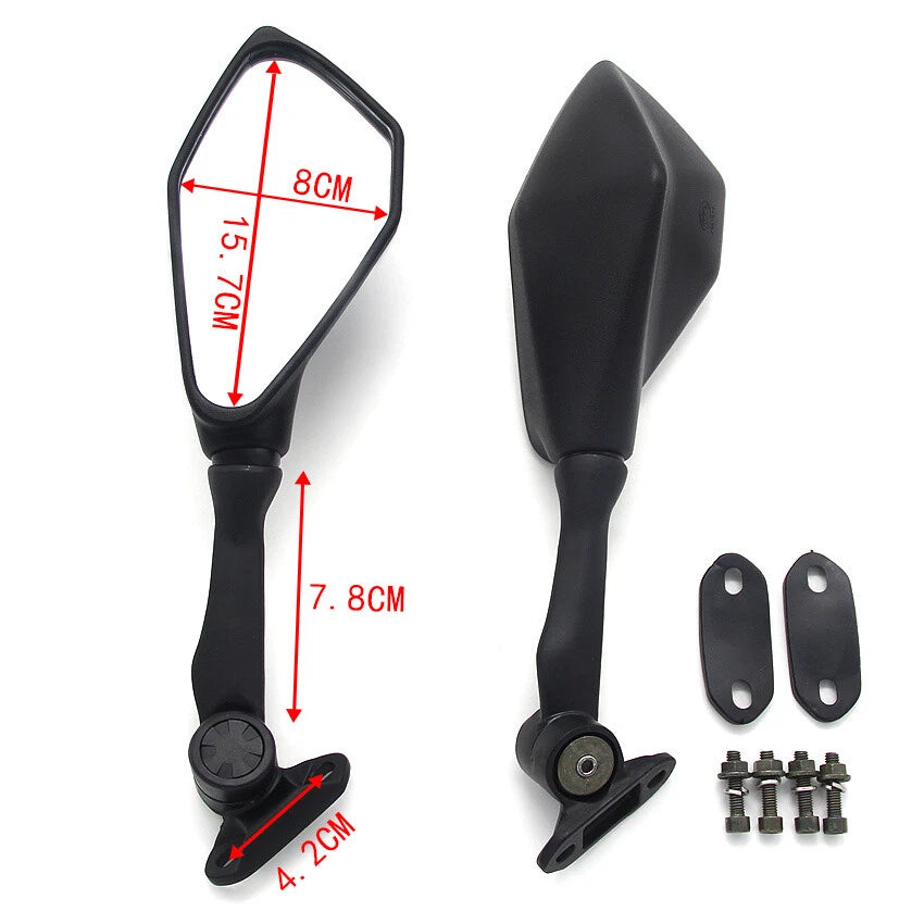 Rear View Mirror for Kawasaki Ninja EX300 EX250 ZX-6R ZX636 (2013–2016)