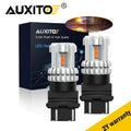 2X LED Yellow Amber Rear Parking Turn Signal Light Bulbs