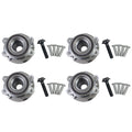Set of 4 Wheel Hub Bearing Kit for Audi A4 A6 A7 A8 Q5 S5 S6 S7 SQ5 (2008–2018)