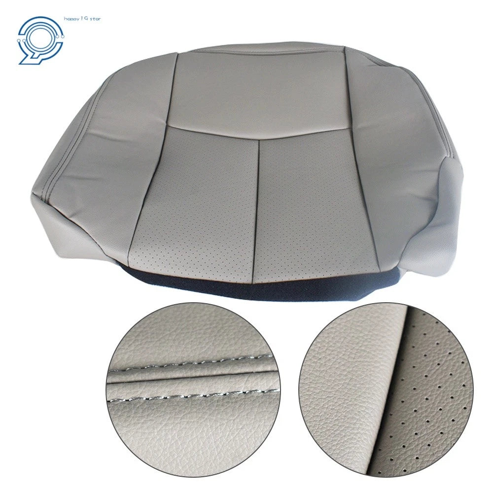 Front Left Driver Bottom Seat Cover for Chevrolet Tahoe Suburban (2003–2006) Gray