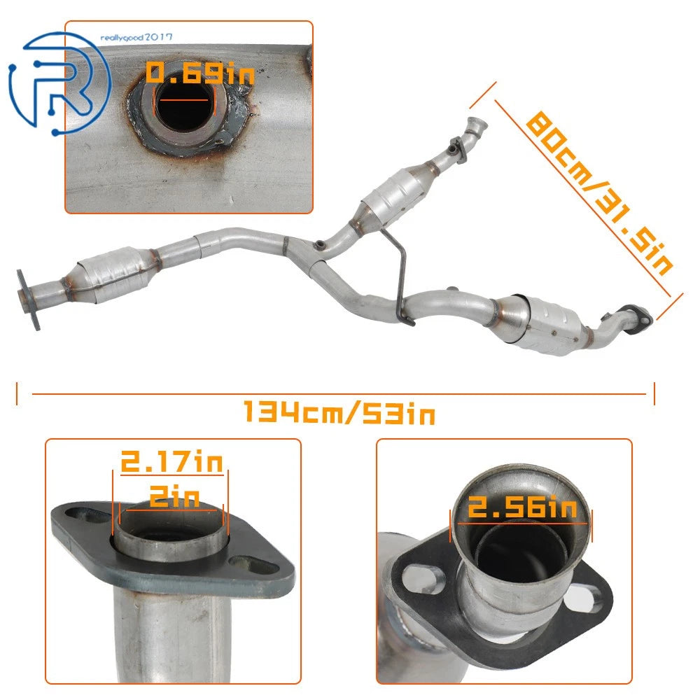 Front Catalytic Converter Set for Ford Explorer (2002-2005)