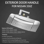 Exterior Door Handle Set of 2 Silver for Nissan 350Z (2003–2009)