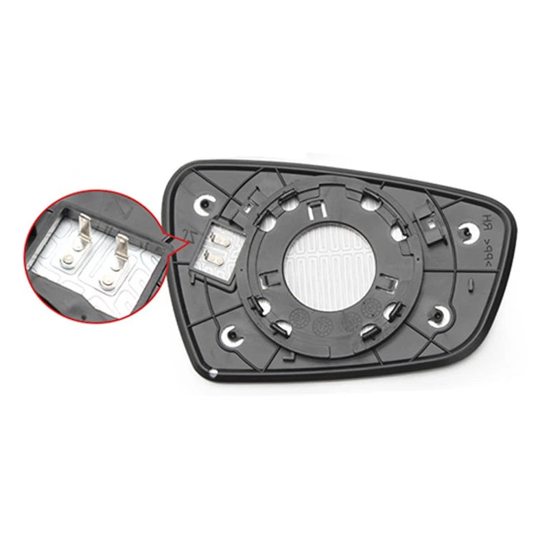 Left Heated Convex Mirror Glass for Kia Cerato YD (2013–2018)
