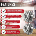 Front Wheel Hub & Bearing Assembly for Nissan Rogue Sentra (2008–2013)
