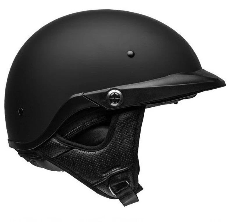 Bell PS Pit Boss Half Helmet for Motorcycle (Multiple Sizes) Matte Black