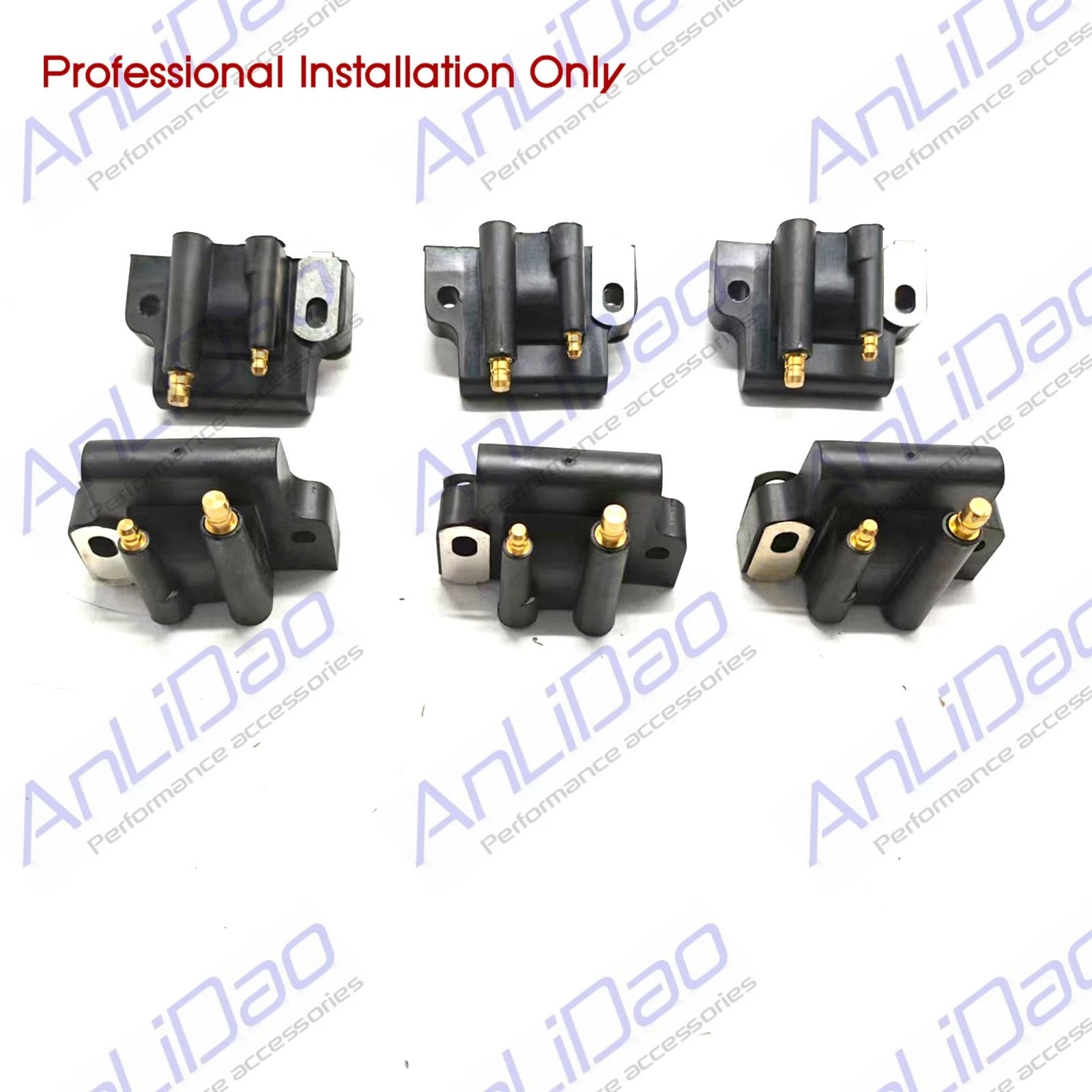 Set of 6 Ignition Coils for Johnson Evinrude OMC (582508, 18-5179, 183-2508)