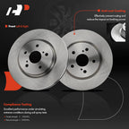 Front Disc Brake Rotors & Ceramic Pads for Toyota Camry (2018–2023)