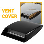 Universal Black Air Flow Intake Hood Scoop Vent Cover