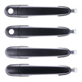 4 x Front Rear Outer Door Handles Black for Hyundai Tucson (2004–2010)