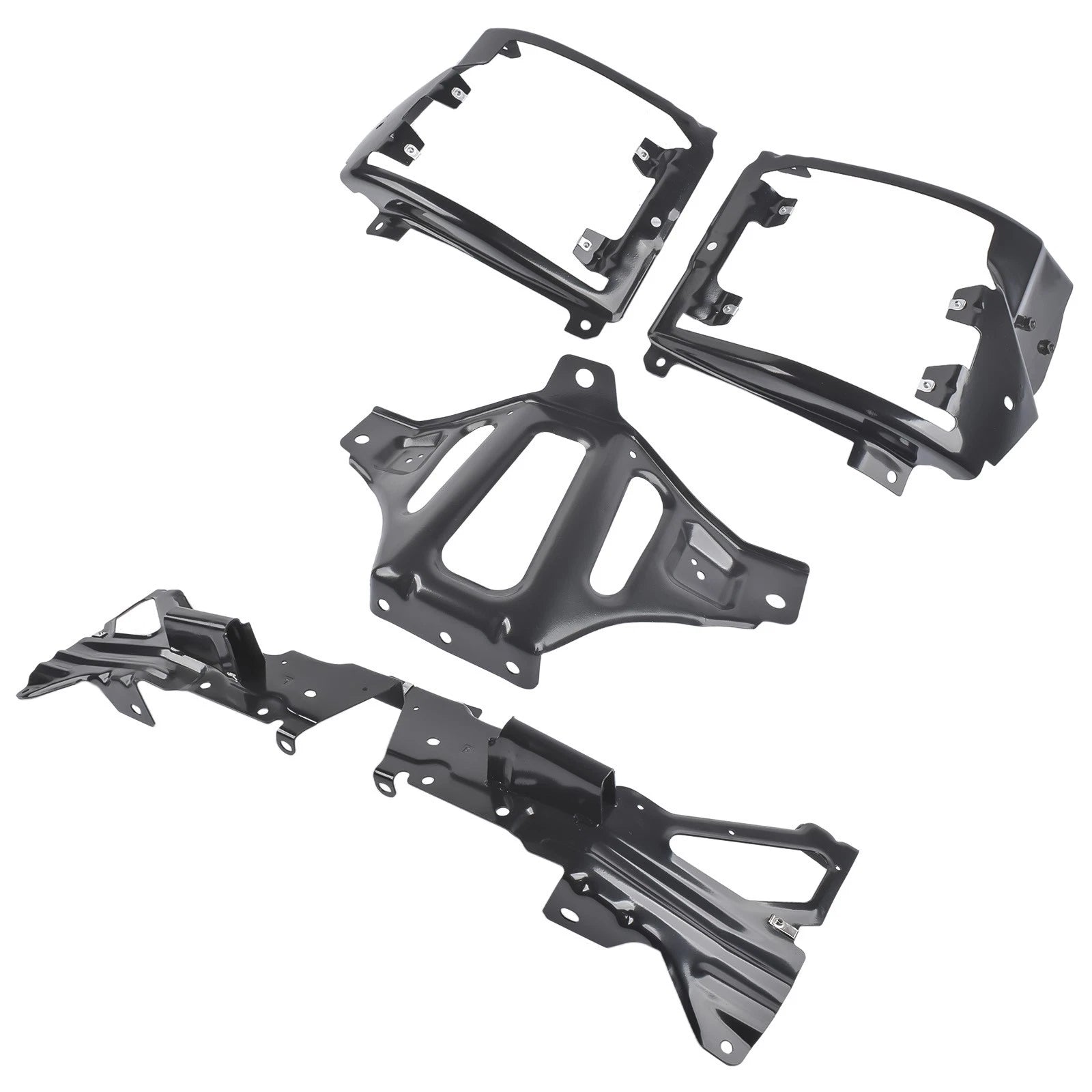 Front Bumper Support & Mount Bracket Set for Chevy Silverado 1500 (2016-2018)