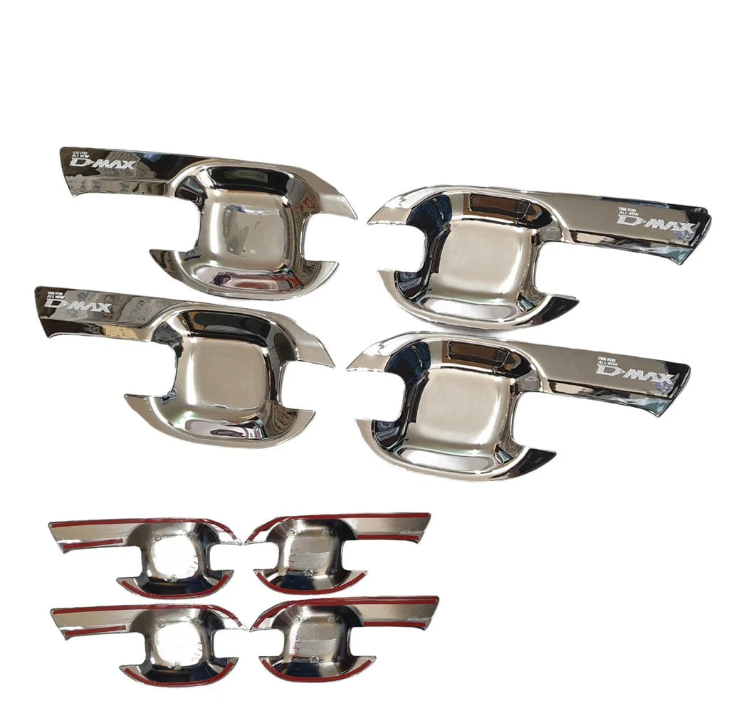 Chrome Door Handle Insert Bowl Cover Trim for Isuzu D-Max RG01 (2020-2022)