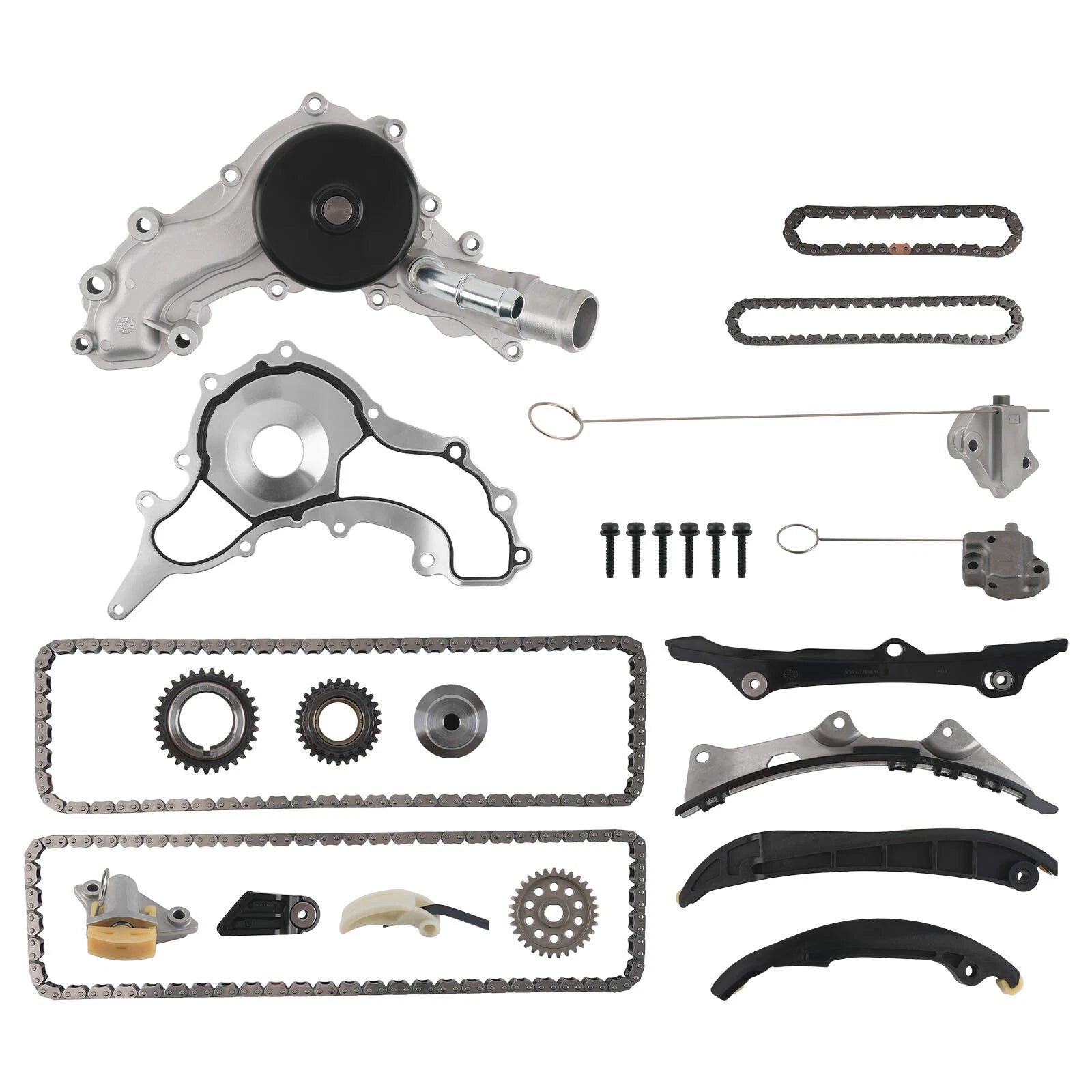 Timing Chain Kit with Water Pump for Chrysler Dodge Jeep Ram 3.6L V6 (2011–2022)