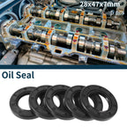 Set of 5 Oil Seal Rotary Shaft Seal NBR Rubber 28x47x7mm
