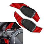 Steering Wheel Shift Paddle Extension Red for Audi S3 S5 S6 RS3 RS4 RS6 RS7 (2013–2020)