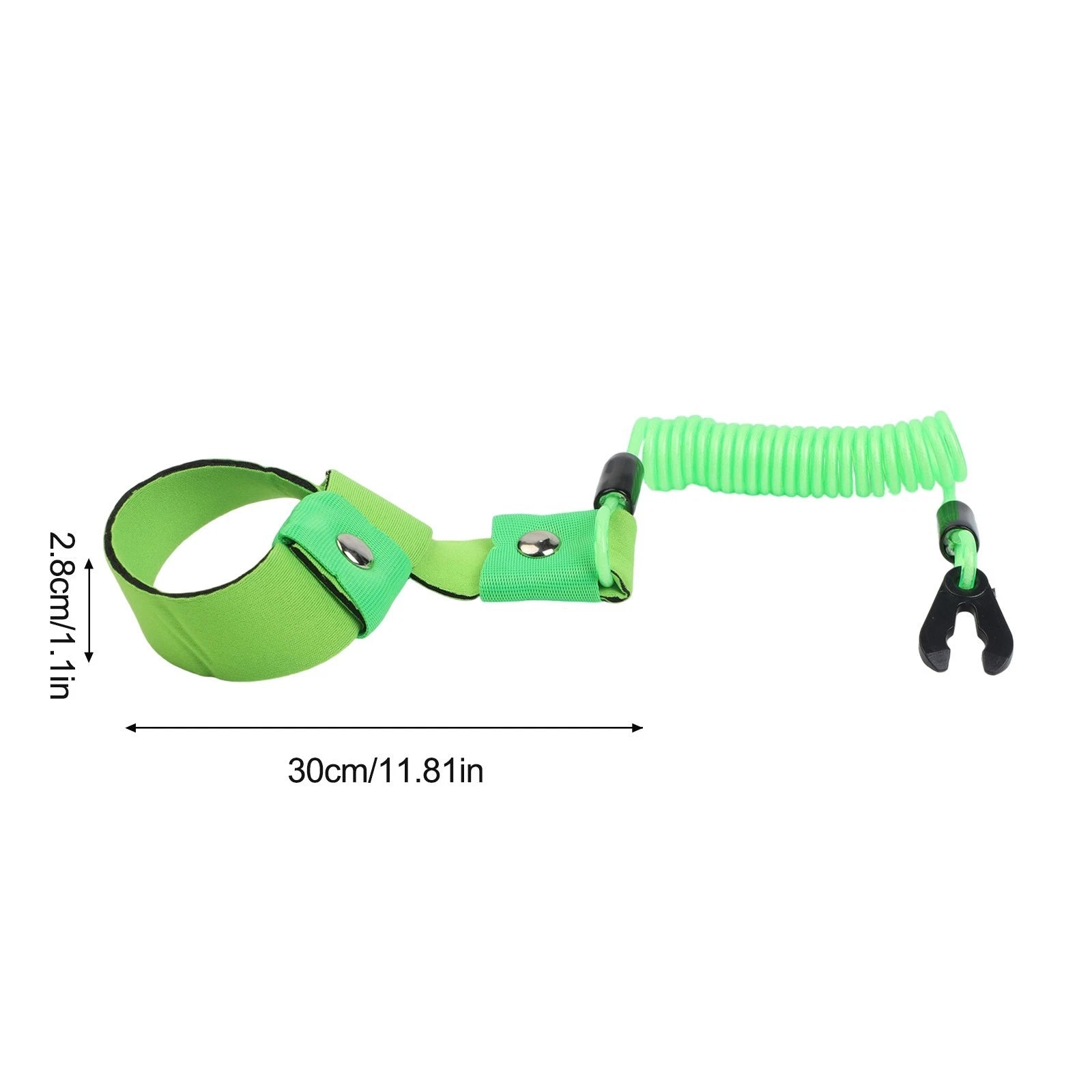 Safety Switch Lanyard for Marine Outboard Motors (Green Floating)