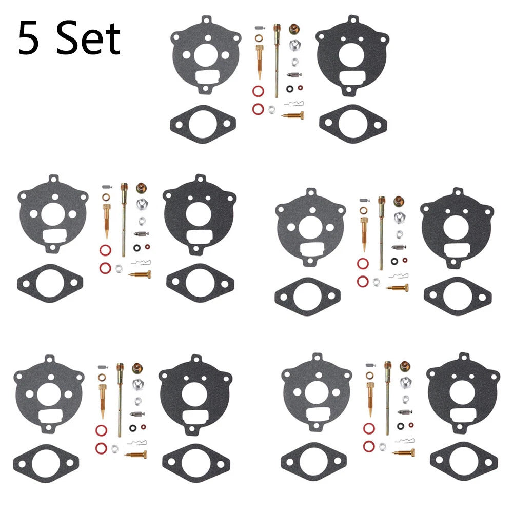 Set of 5 Carburetor Rebuild Kits for Briggs & Stratton (394693, 291763, 295938)