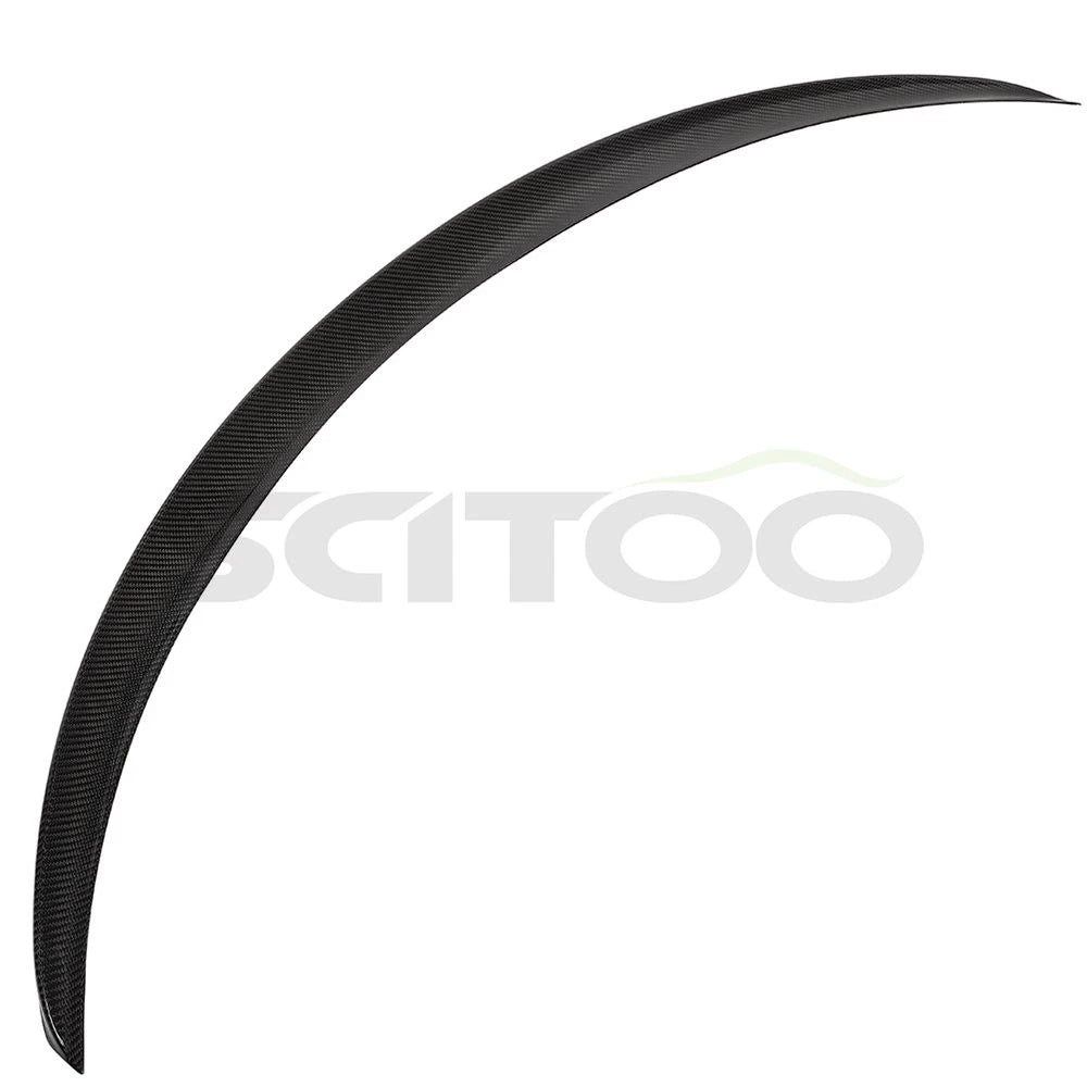 Rear Trunk Lid Spoiler for Mercedes-Benz W205 Sedan (2015–2020) Carbon Fiber