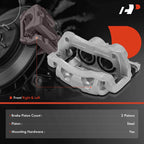 Pair Front Disc Brake Calipers for Honda CR-V (2012-2016)