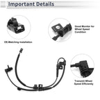 ABS Wheel Speed Sensor No. 598301H300 for Hyundai I30 (2007–2012)
