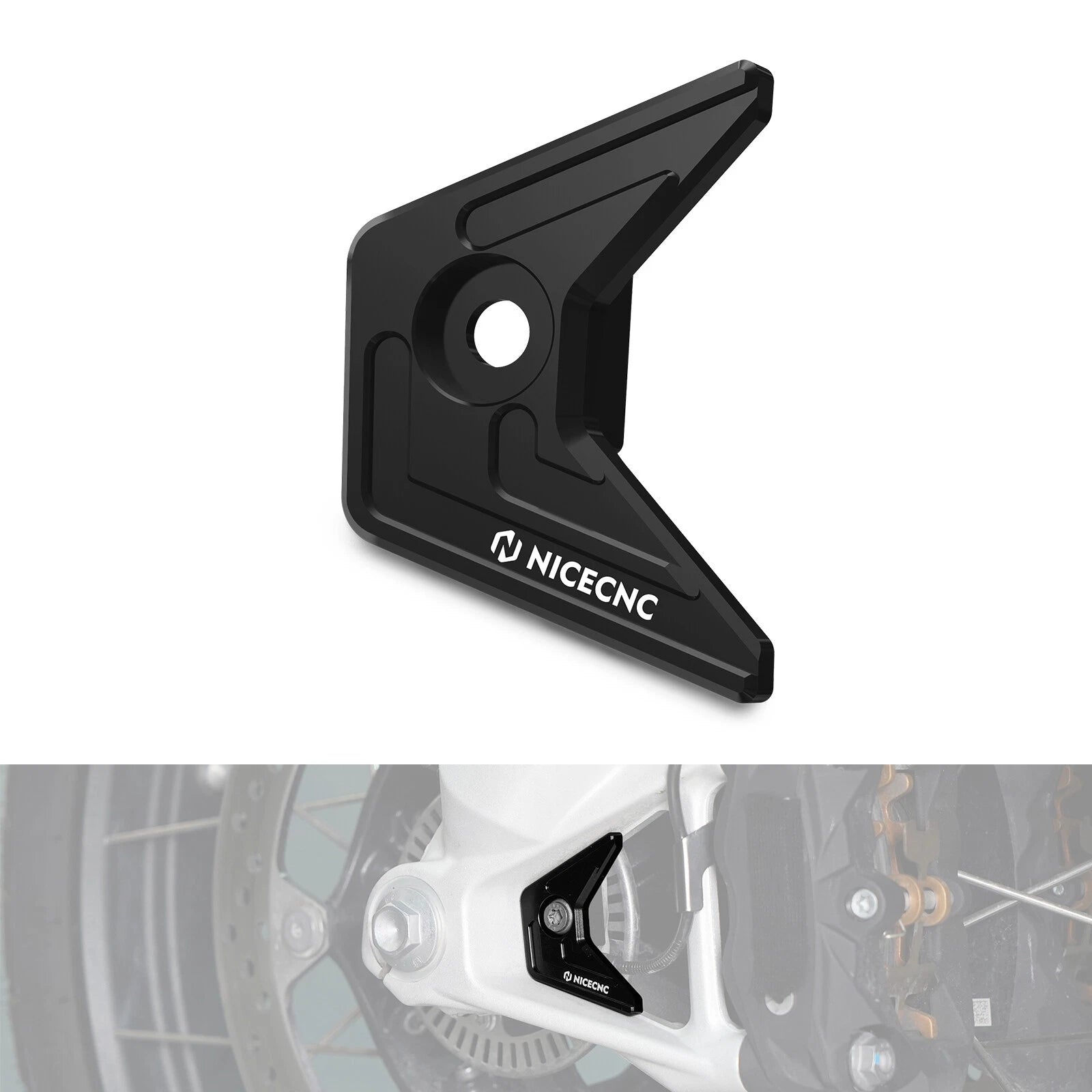 Anodized Front ABS Sensor Guard for BMW R1200GS (2013–2017) R1200GS Adventure (2013–2018)