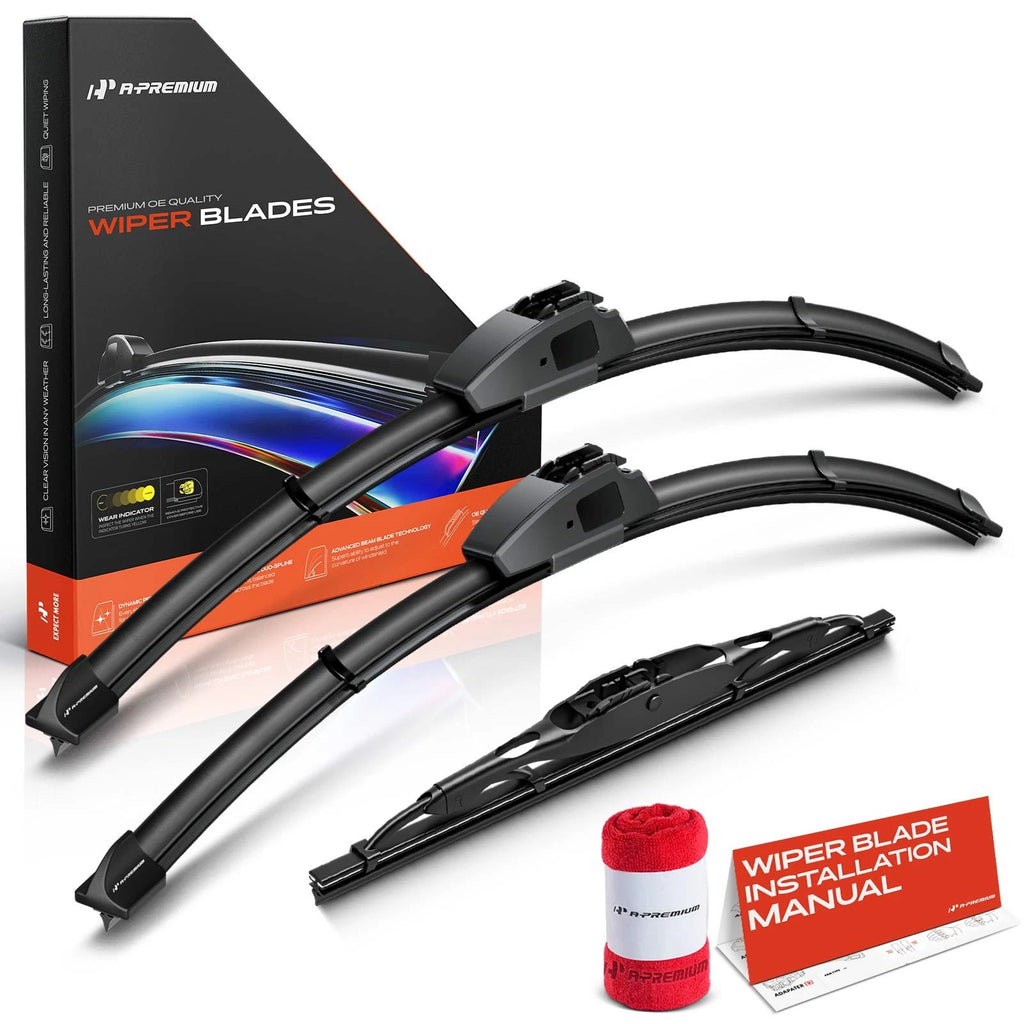 Set of 3 Wiper Blades for Nissan Pathfinder (2013–2023)