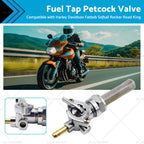 22mm Petcock Fuel Tap Valve for Harley Davidson Fatboy Softail (1990–2023)